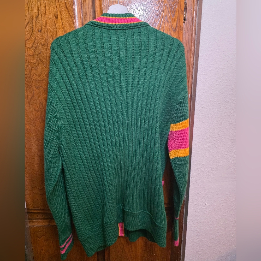 BANANA REPUBLIC ATHLETICS Varsity Cardigan Size M - Picture 8 of 11